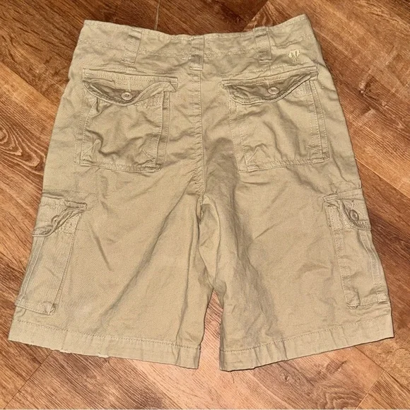 Ditch Plains Boys Cargo Shorts Size 18 Khaki Tan 100% Cotton NWT New With Tags - Picture 6 of 11